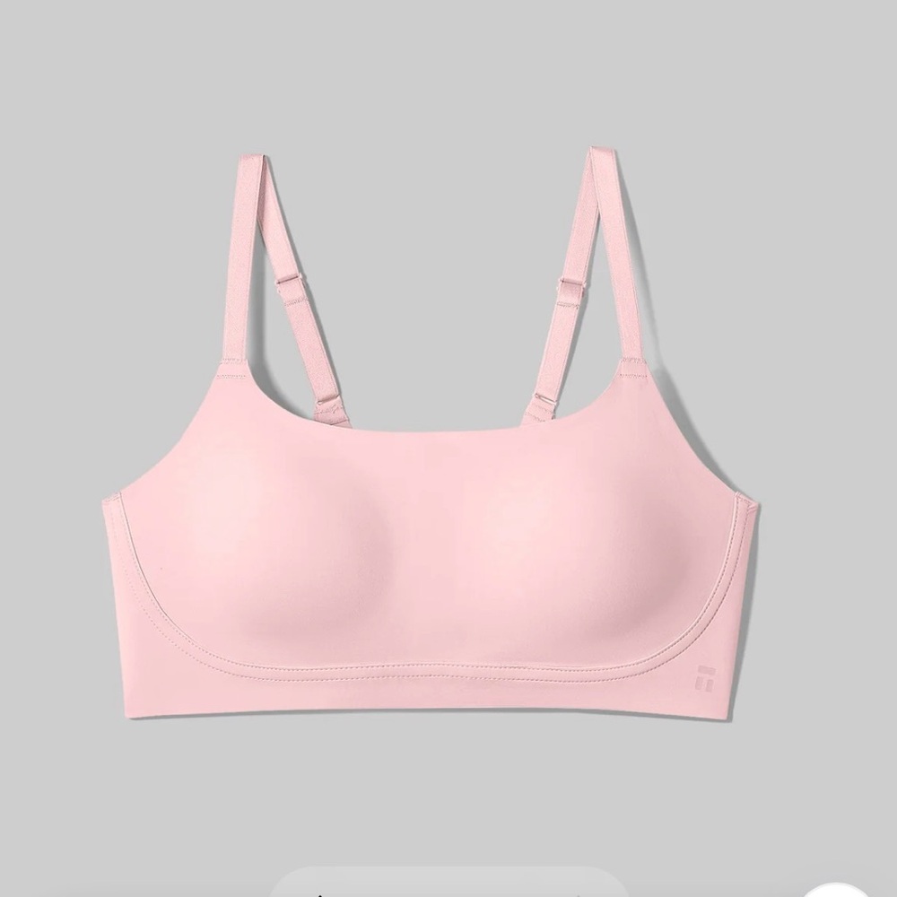 Tommy John Comfort Smoothing Bralette in Pale Pink, size Medium